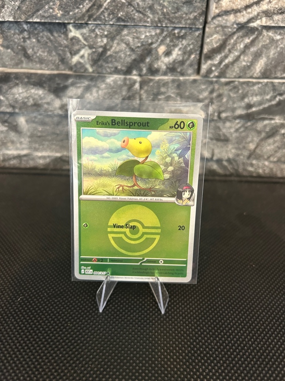 Pokemon Erika’s Bellsprout 004/217 Reverse Holo Rare from Ascended Heroes Set